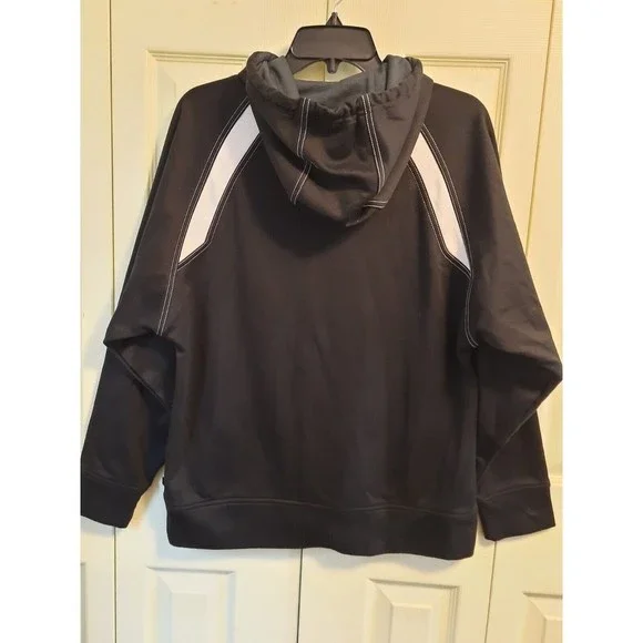 Arizona Cardinals Black White Pullover Hooded NFL Sweatshirt Mens Hoodie Small - Picture 6 of 8